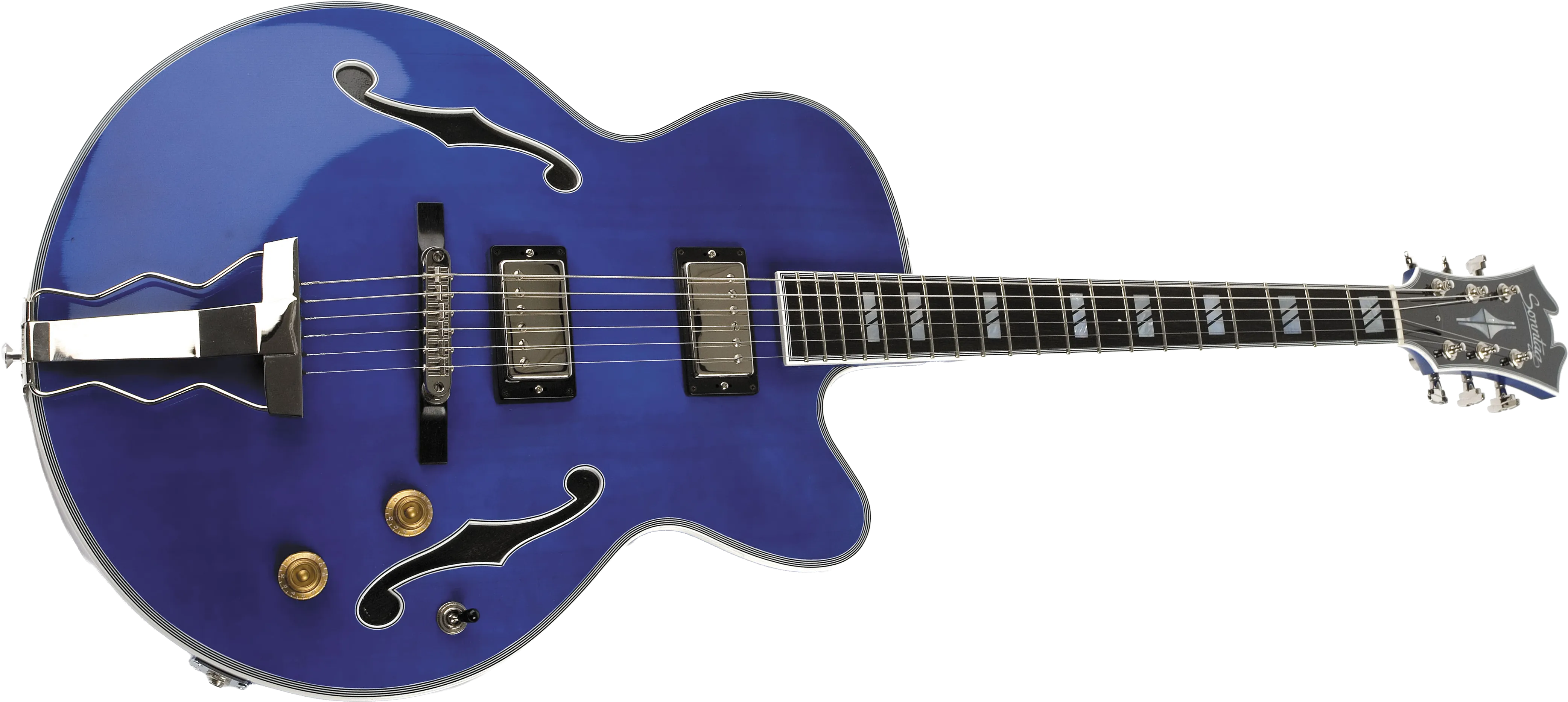 Jazzgitarre »Elektra“ in blau